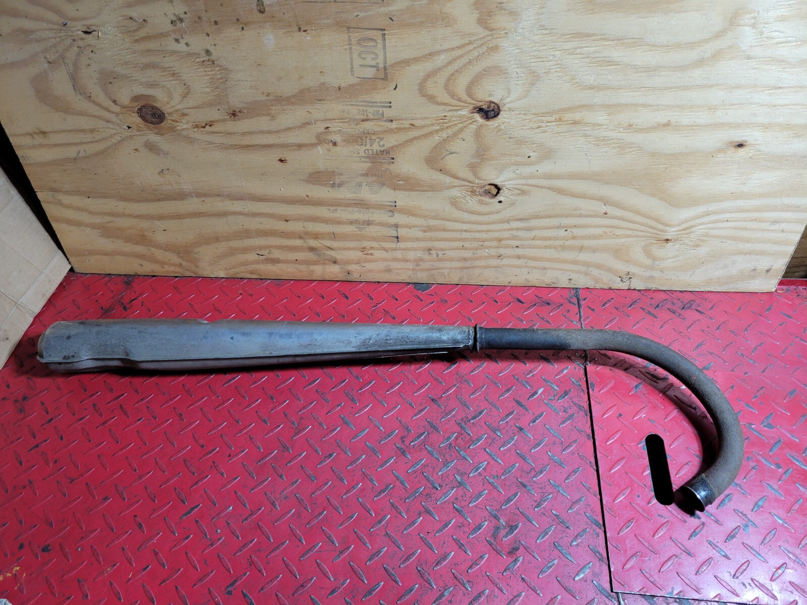 1969 Honda SS125 SS 125 Twin Left Side Exhaust Pipe