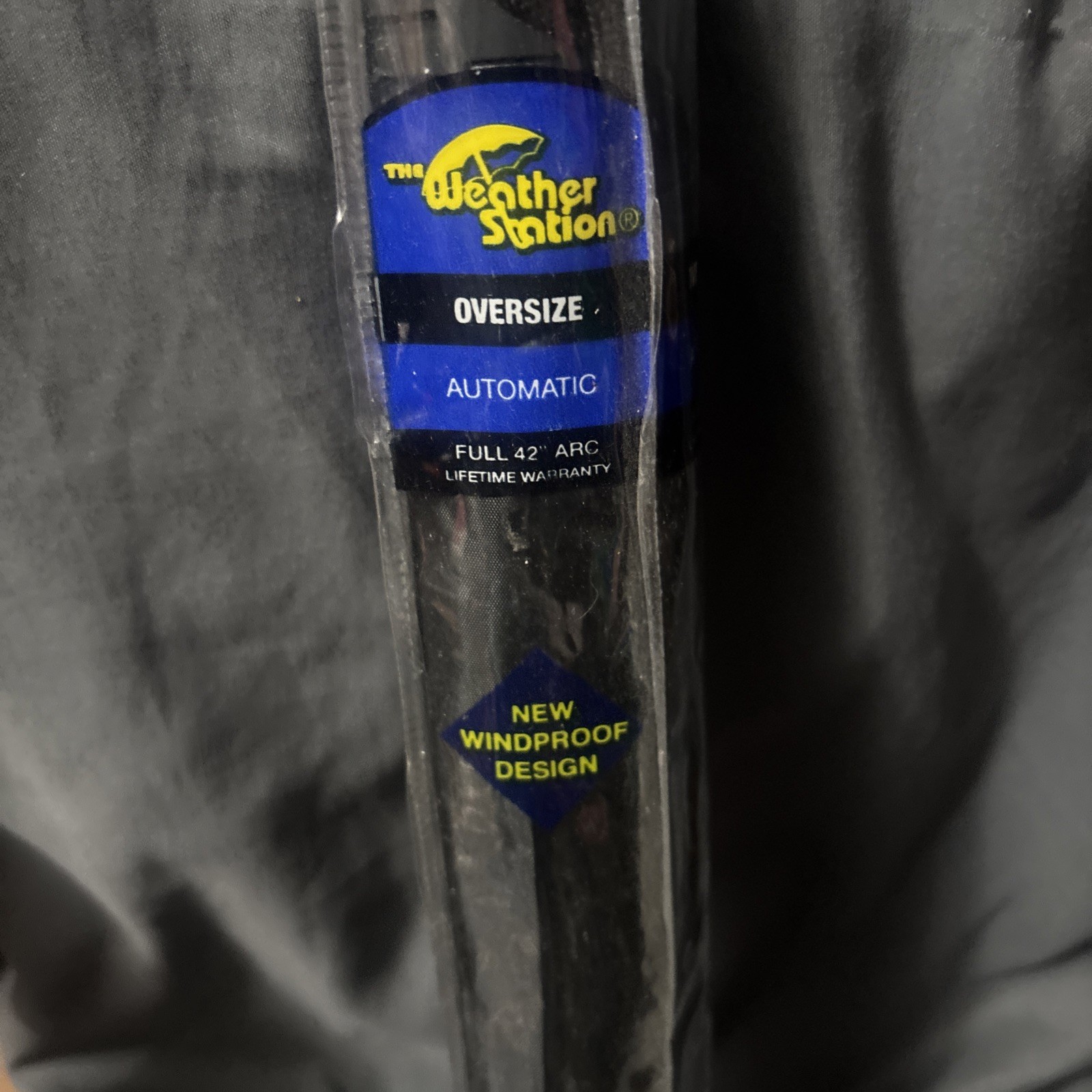 Automatic Black Umbrella-Oversized & Windproof-42” Dome-Lifetime Warranty