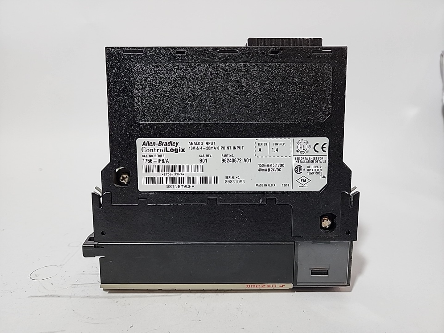 ALLEN BRADLEY 1756-IF8 SER. A Analog Input
