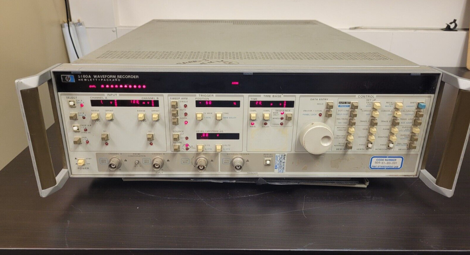 HP Hewlett Packard 5180A Waveform Recorder/Generator w/ Instructions Tested
