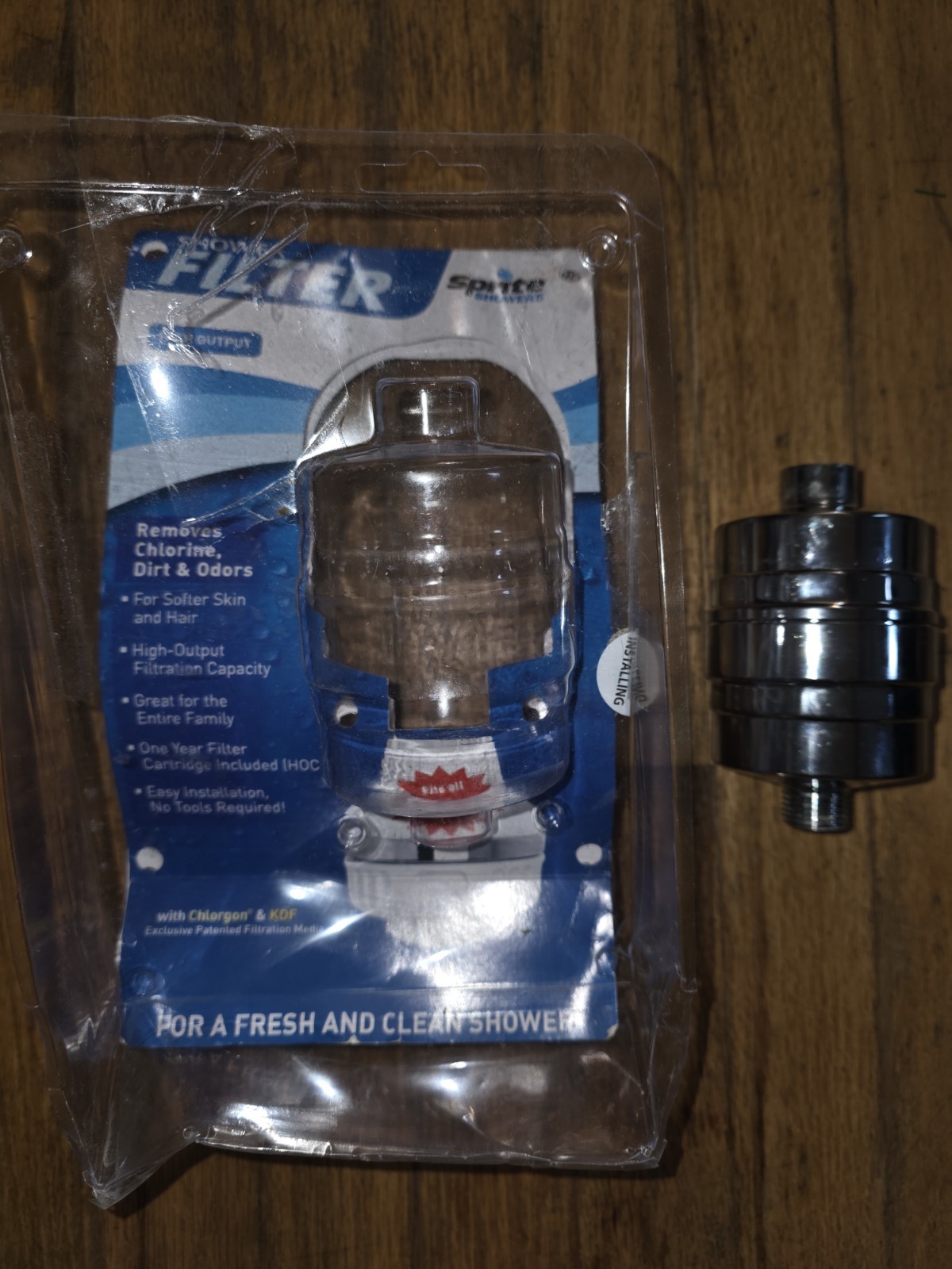 Sprite Showers HOB-CM High Output Brass Metal Shower Filter Housing Chrome READ
