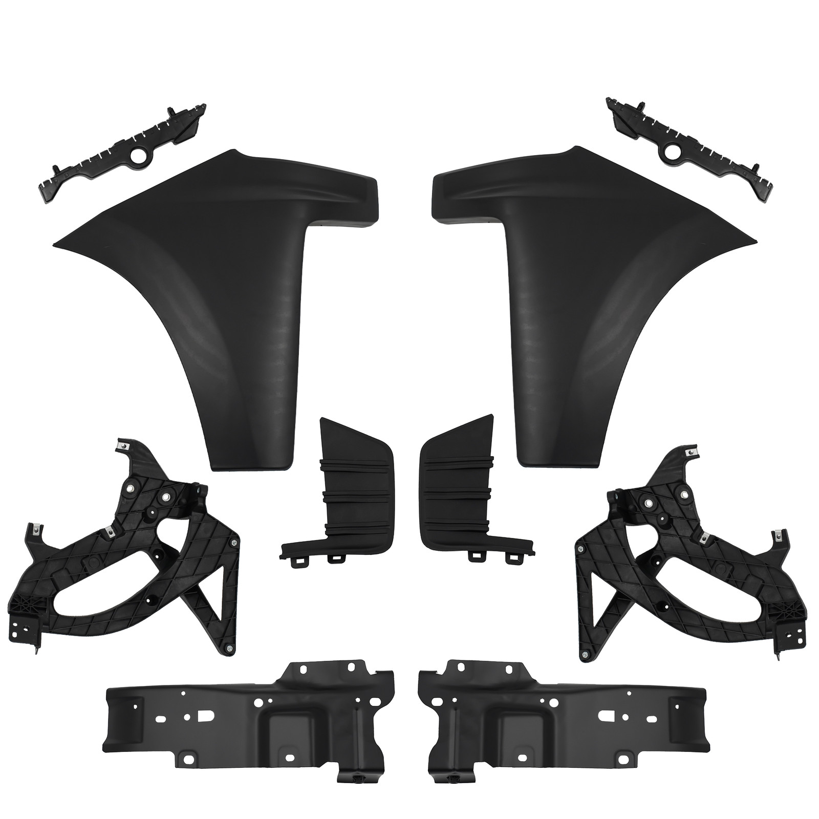 NEW Front Bumper End Cap For 2019-2022 Chevrolet Silverado 1500 w/ Bracket
