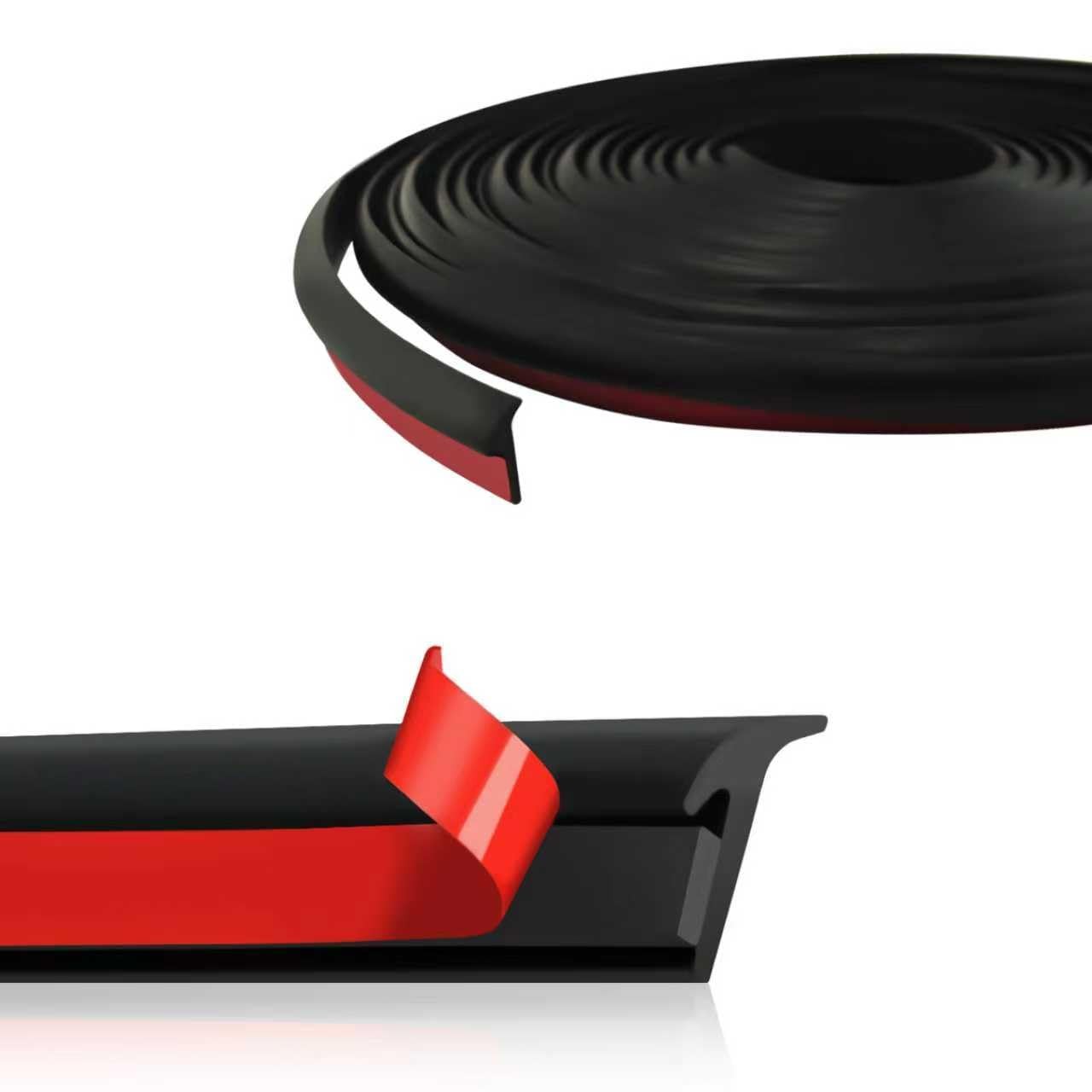 Rubber Edge Trim T Molding Seal Strip Car Windshield Edge Weather Stripping 1...