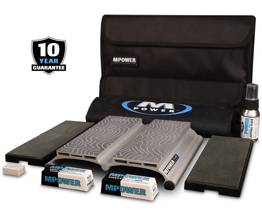 Double Diamond Sharpening Stone Set 300-600# Complete Sharpener Kit MPOWER SB2