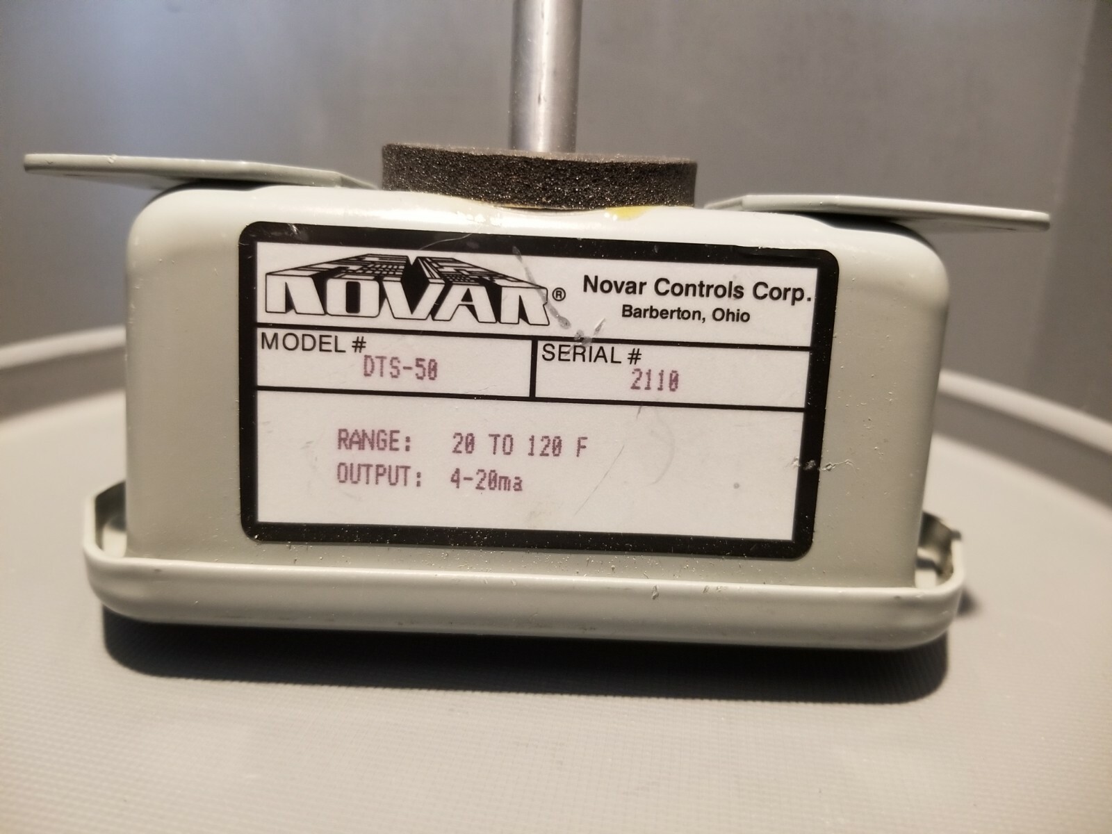 Novar Duct Temperature Sensor, DTS-50