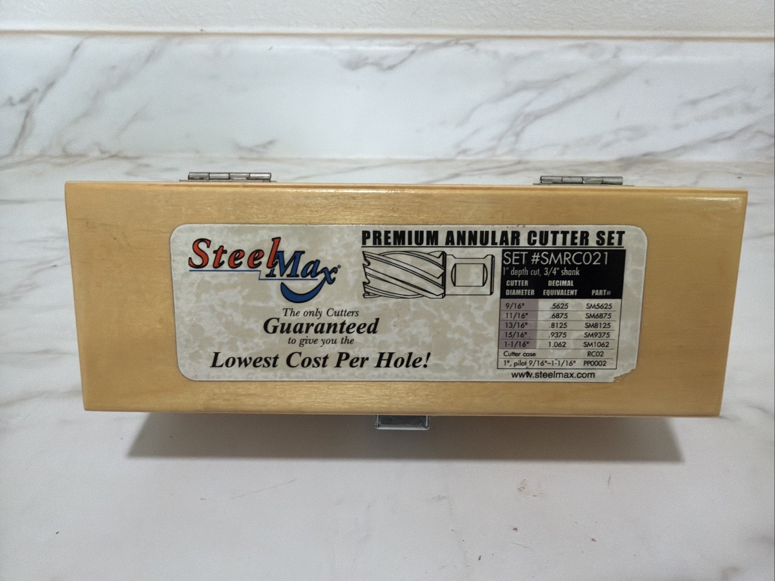 Steelmax Premium Annular Cutter Set (smrc021) 1" Cut 3/4" Shank