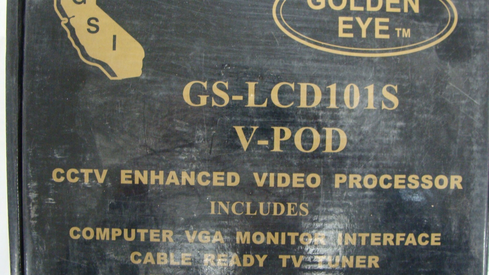 Golden State Golden Eye GS-LCD101S V-POD CCTV Enhanced Video Processor