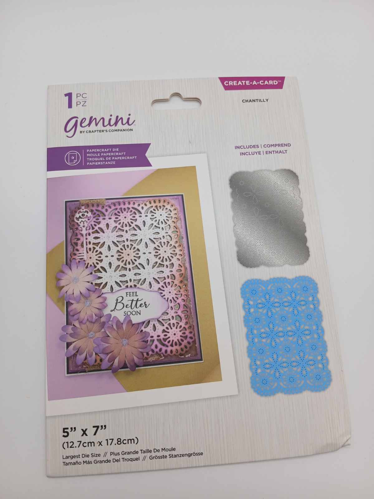 Crafter's Companion Gemini Create A Card Chantilly Lace Papercraft Die New
