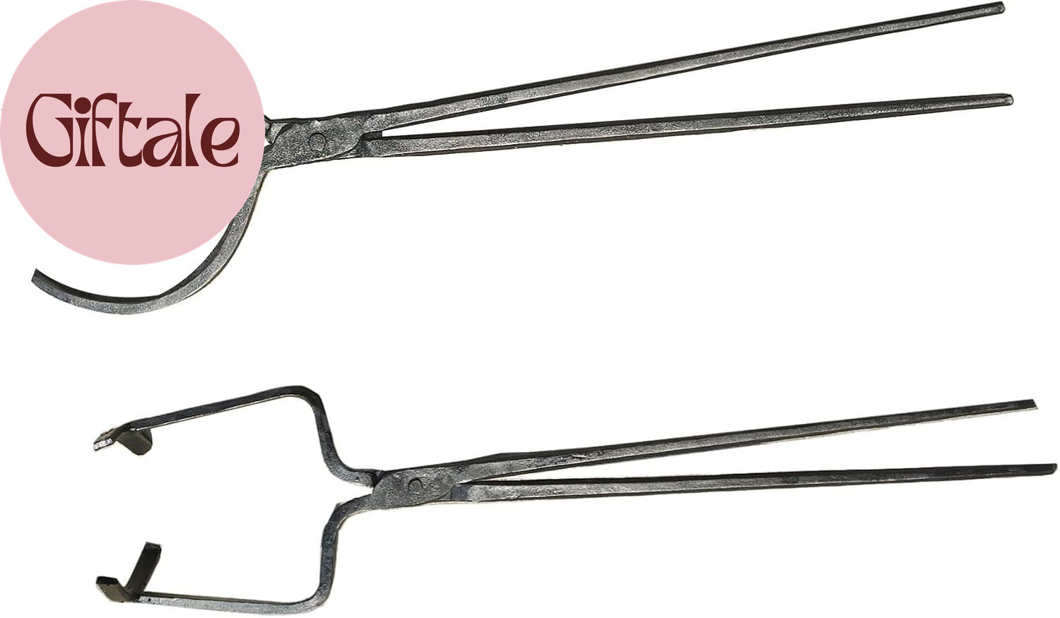 Large Crucible Tongs Set for Lifting and Pouring, Metal Casting Tool Foundry Ton