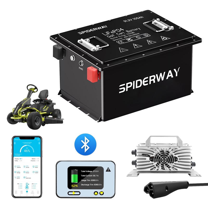 48V 105A Lithium Battery For RYOBI RY48111 RY48113 RM480ex Electric Riding Mower
