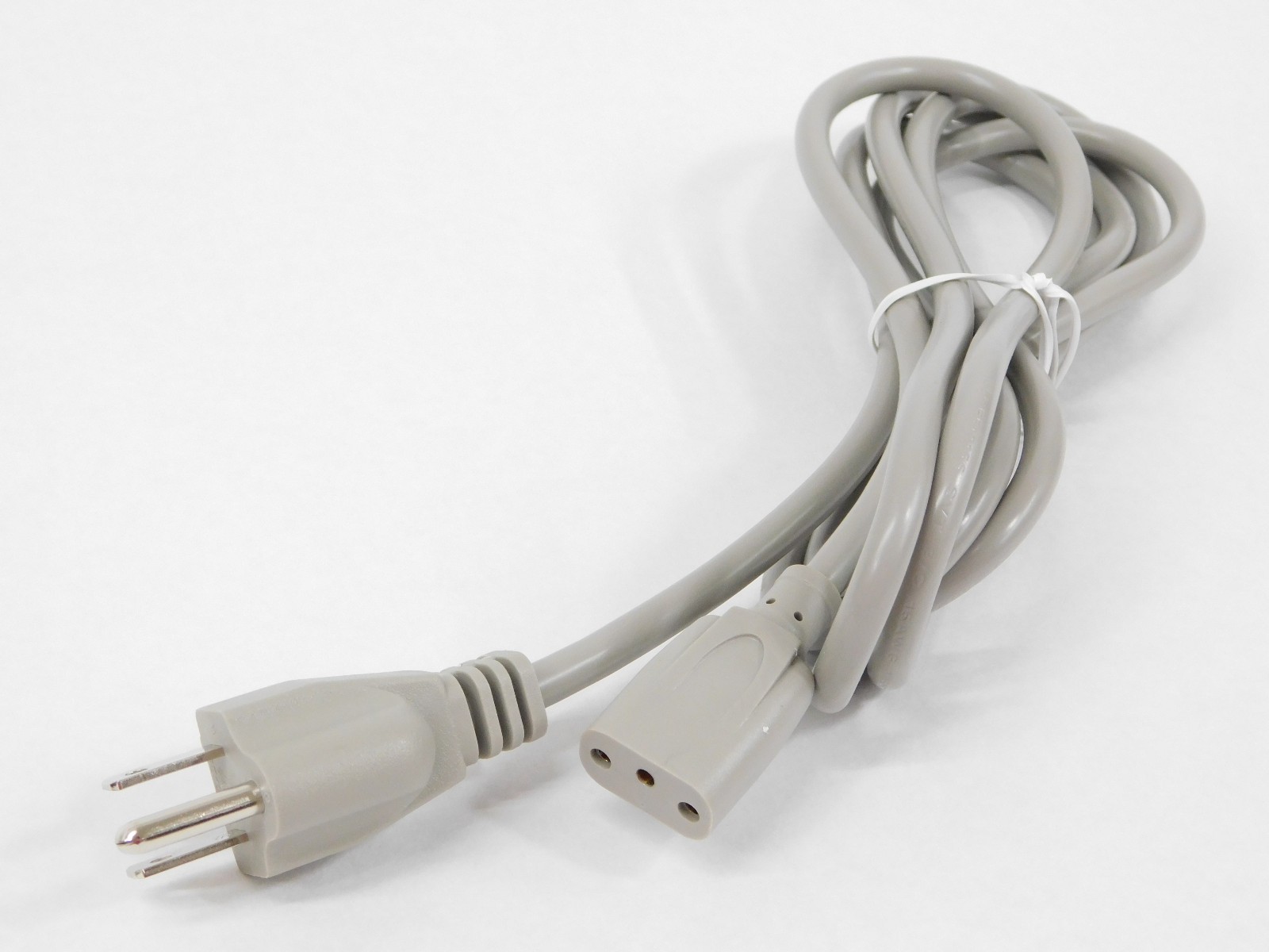 3-Prong Oval Round AC Power Cord Cable (Belden style vintage HP Wurlitzer 200)