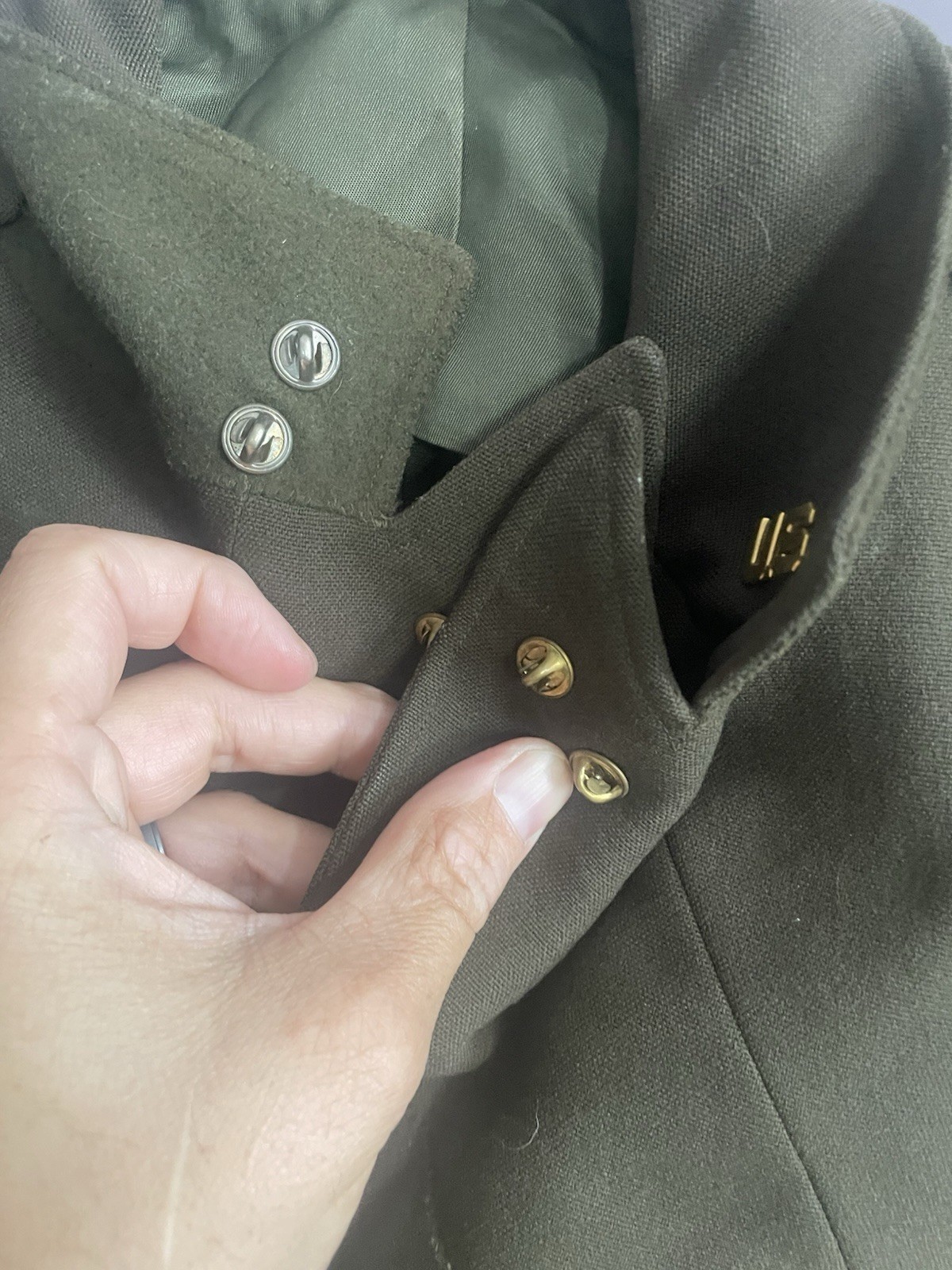 WW2 9th AAF Bullion Patch Majors Uniform With Pants