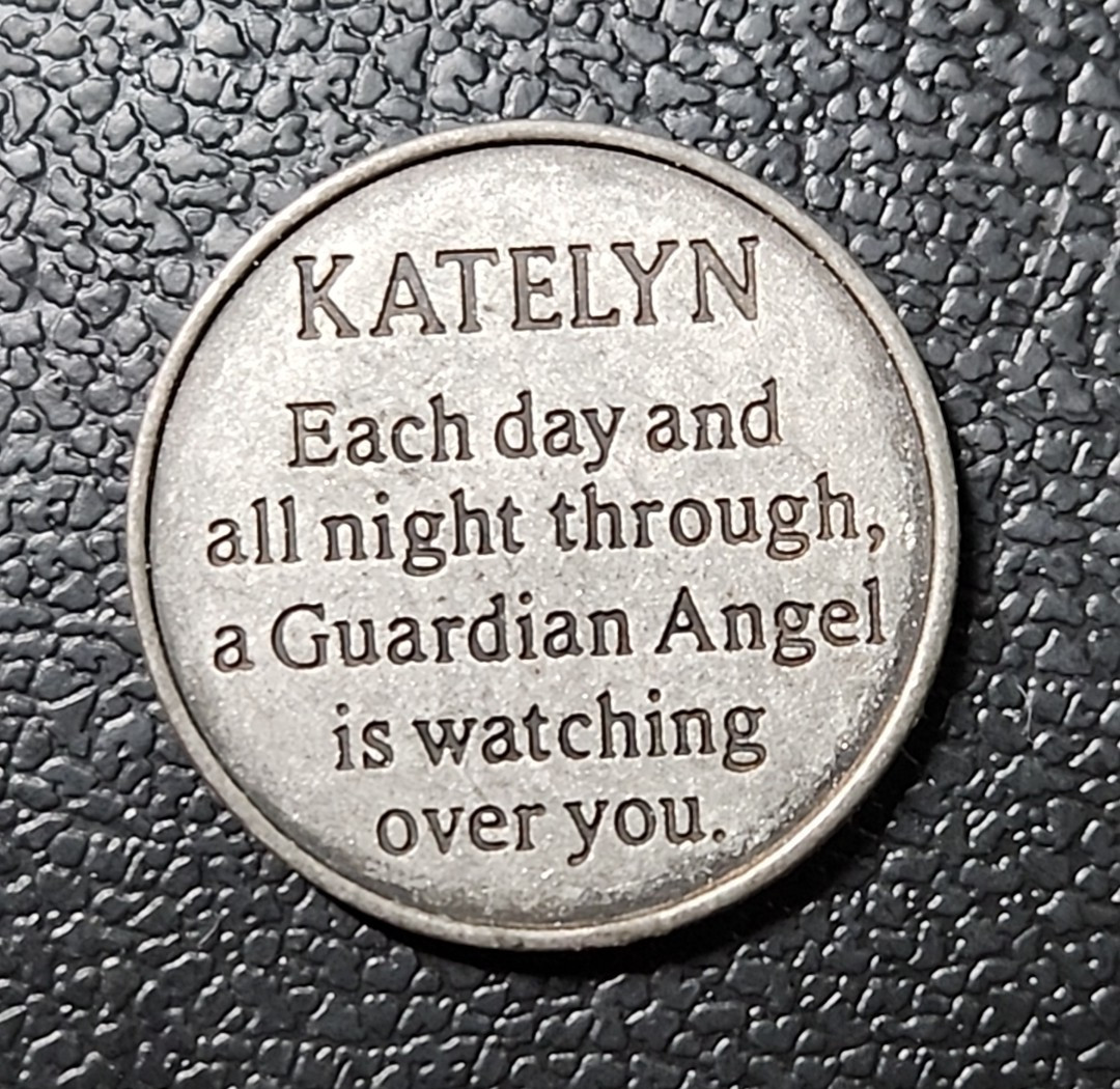 Token Guardian Angel Day & Night Watching Over GANZ Katelyn 1"
