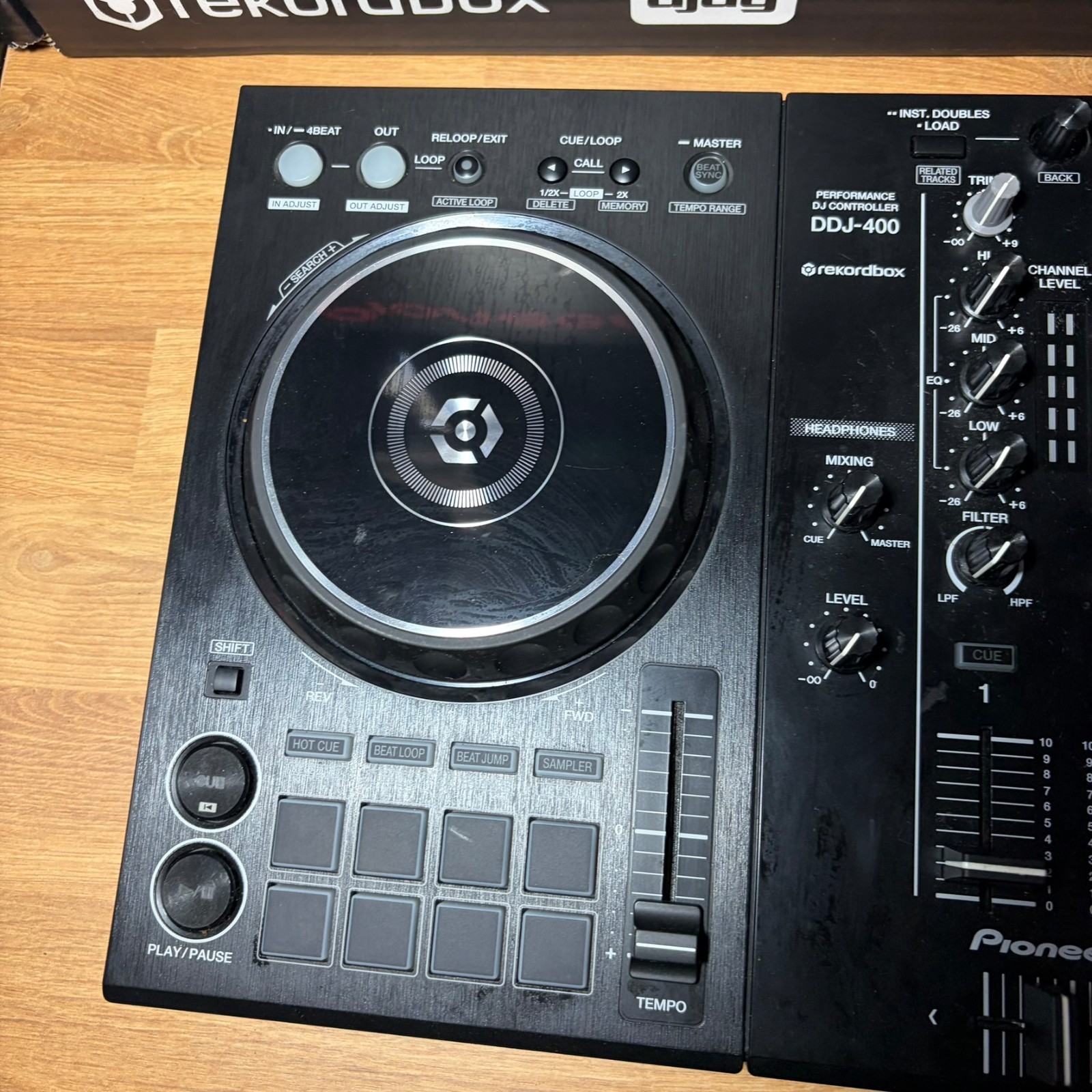 Pioneer DJ DDJ-400 2-Channel Rekordbox DJ Controller UNTESTED