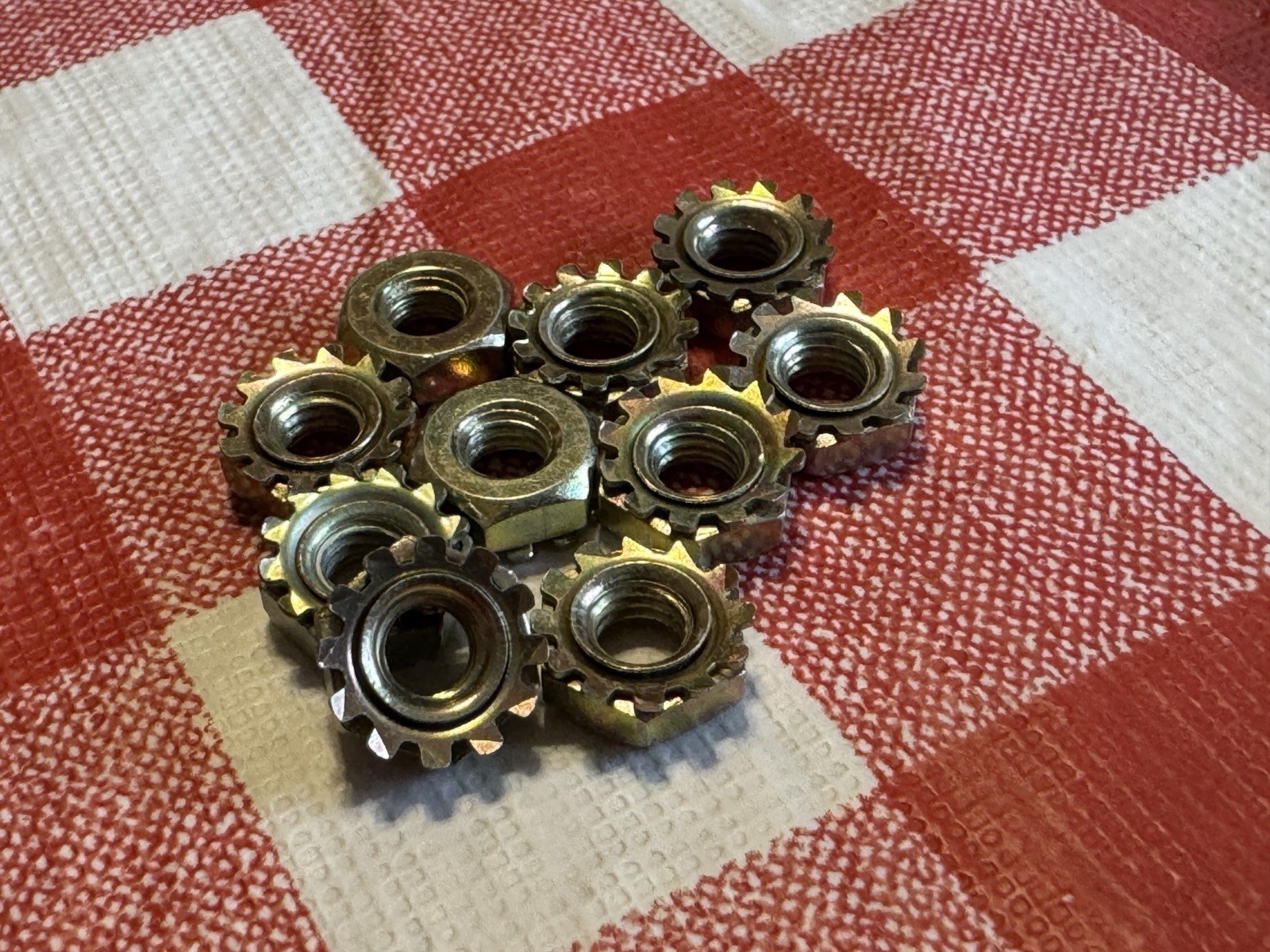 10-32  Hex Nuts with Star Washers   10 For $0.99