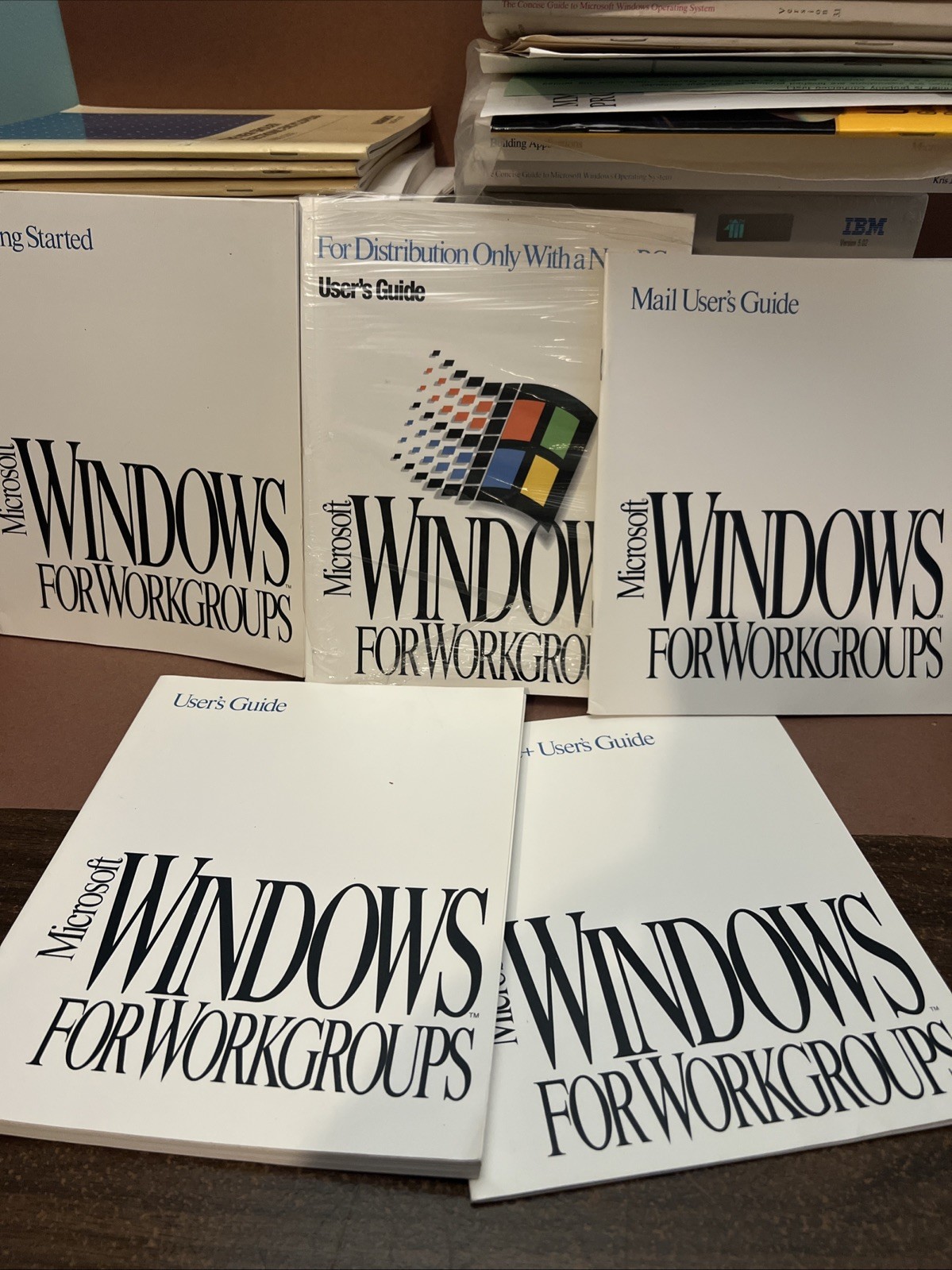 Vintage Computer Manual Guide Lot 1990s IBM Workgroups Graphics Mouse Geoworks