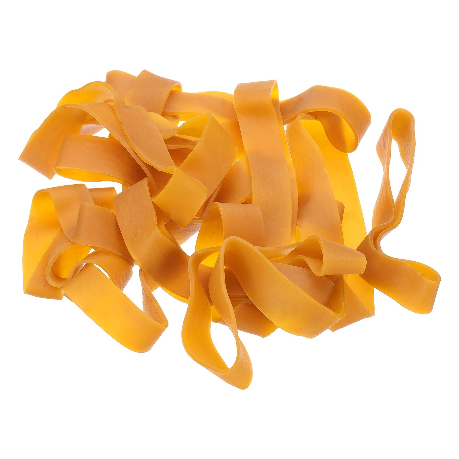 45Pcs Rubber Bands, 6.3x0.79 Inch Elastic Bands for Office Supplies, Yellow