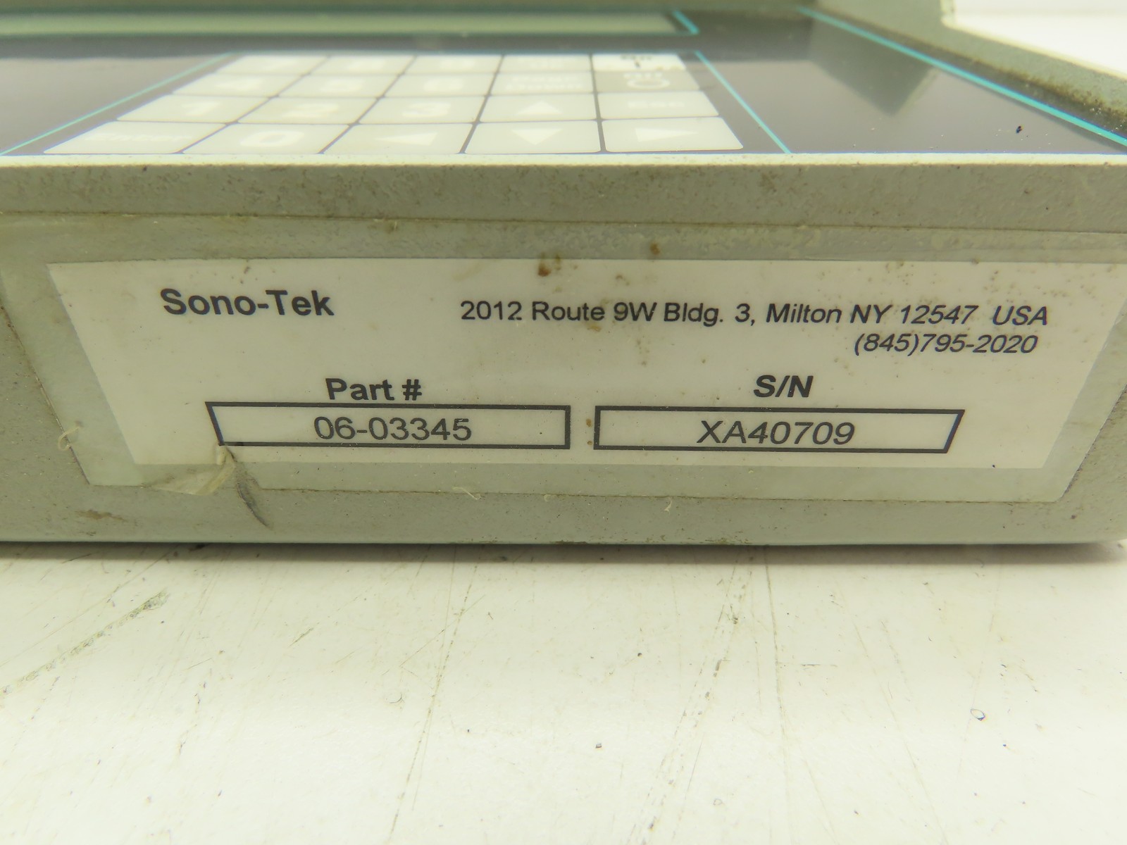 Sono-Tek 06-03345 Keypad Display Controller