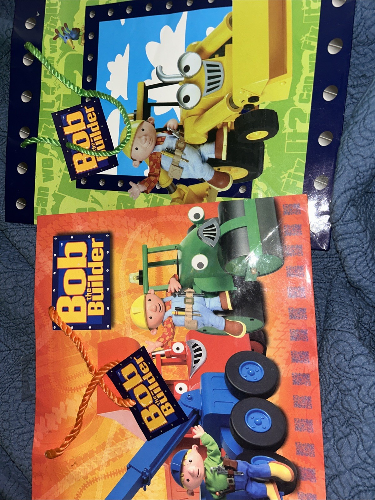 Original Bob The Builder Set Of Two Gift Bags