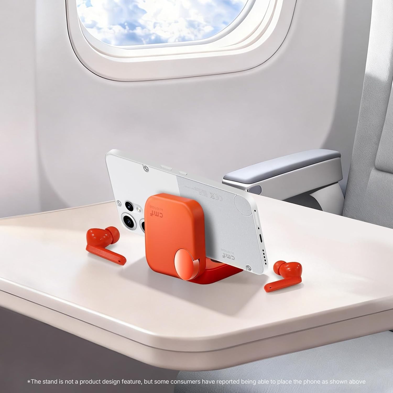 Active Noise Cancelling CMF Buds 2A Wireless Earbuds with Touch Control - Orange