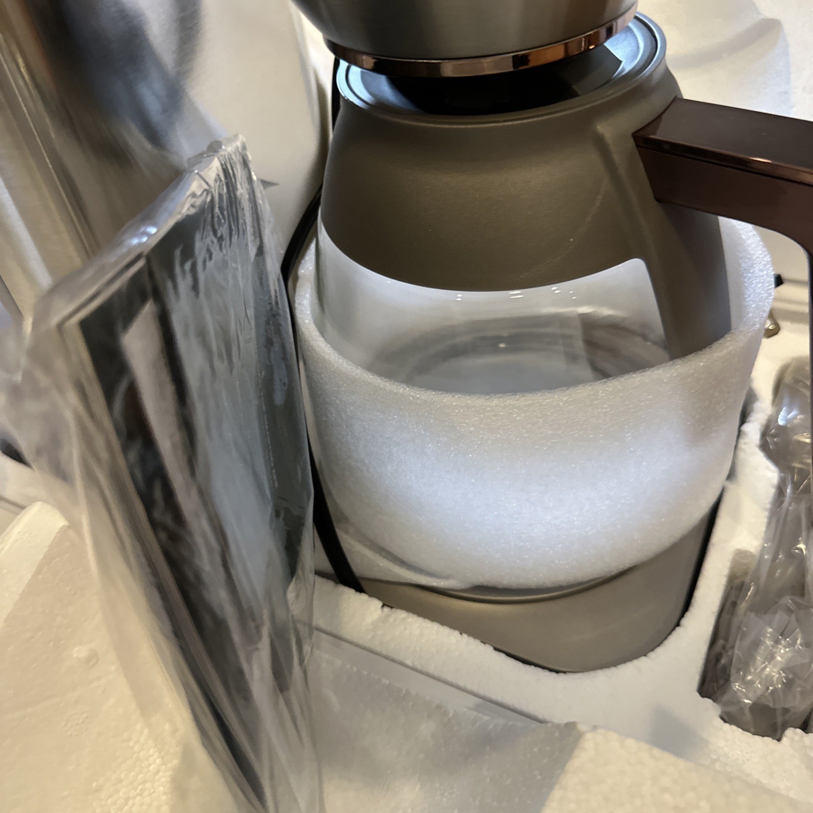 CAFE Specialty Drip Coffee Maker with Glass Carafe Stainless Steel