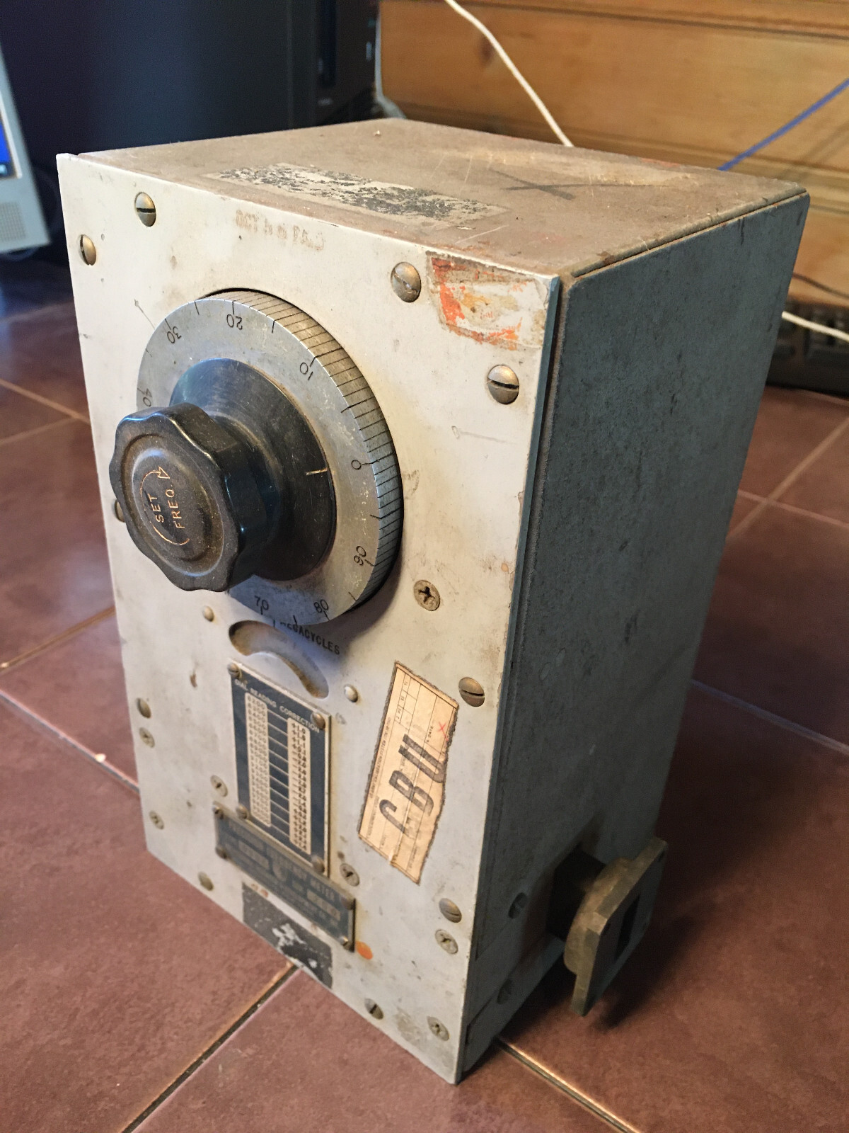 Polytechnic Radar Precision Frequency Meter Type 559A,  sn 250.