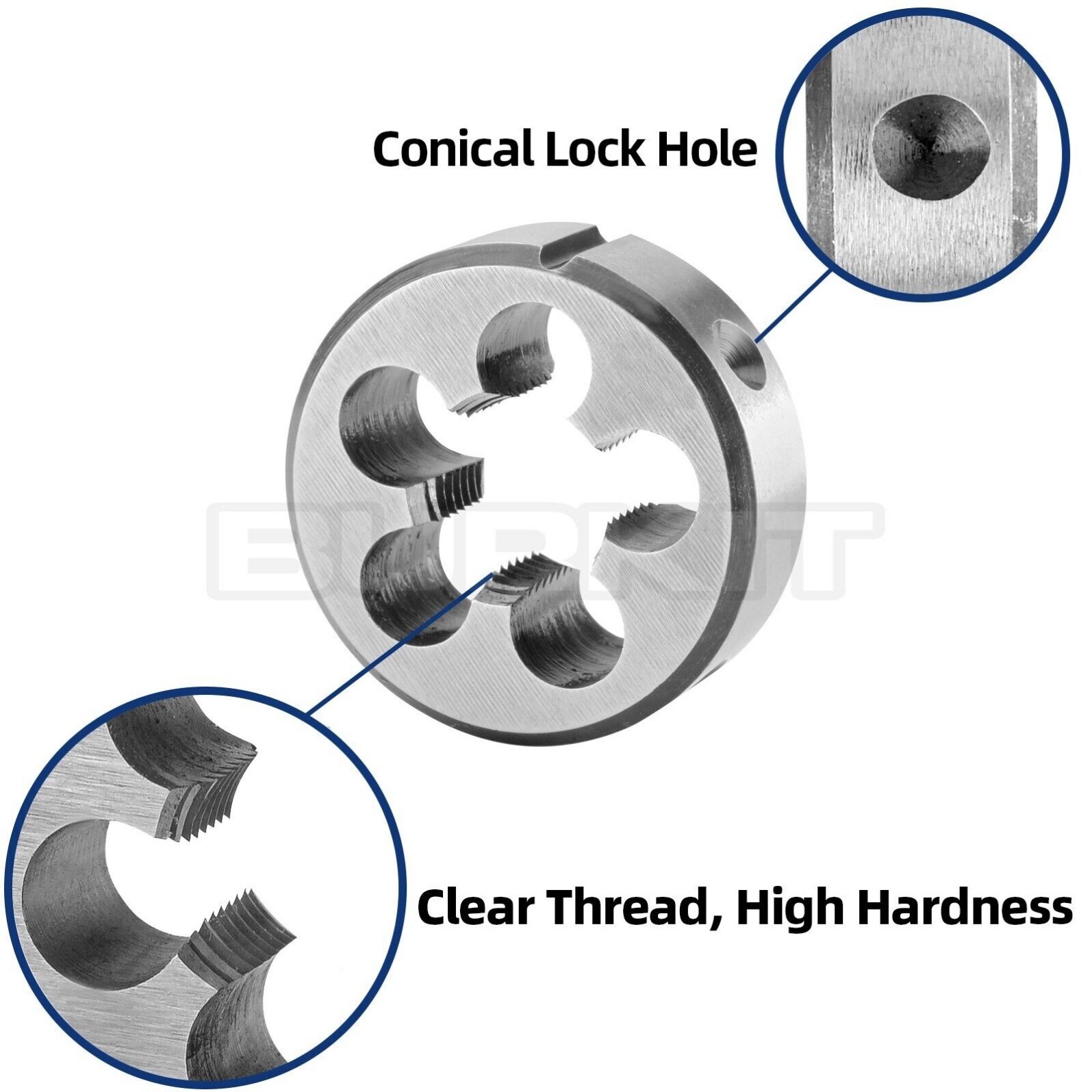 M16 X 2 Thread Die Right Hand, M16x2.0 Metric Round Threading Die