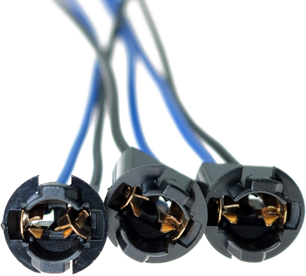 T10 Socket Base 15cm Wire Plug-in LED Bulb Extension 4PCS - for Fog Light