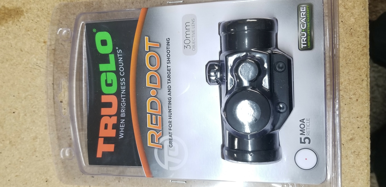 TRUGLO Red-Dot Laser Sight 30mm Scope 5 MOA 8030P