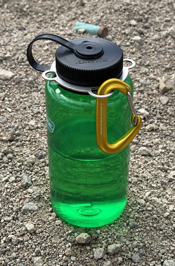 TactiTronics Nalgene HydroFlask Wide Mouth Bottle Lid Safety Tough Clip Holder