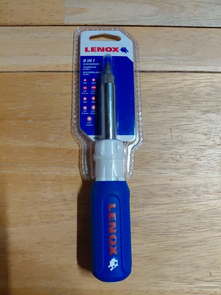 LENOX Tools Screwdriver, 9-in-1 Multi-Tool (23932)