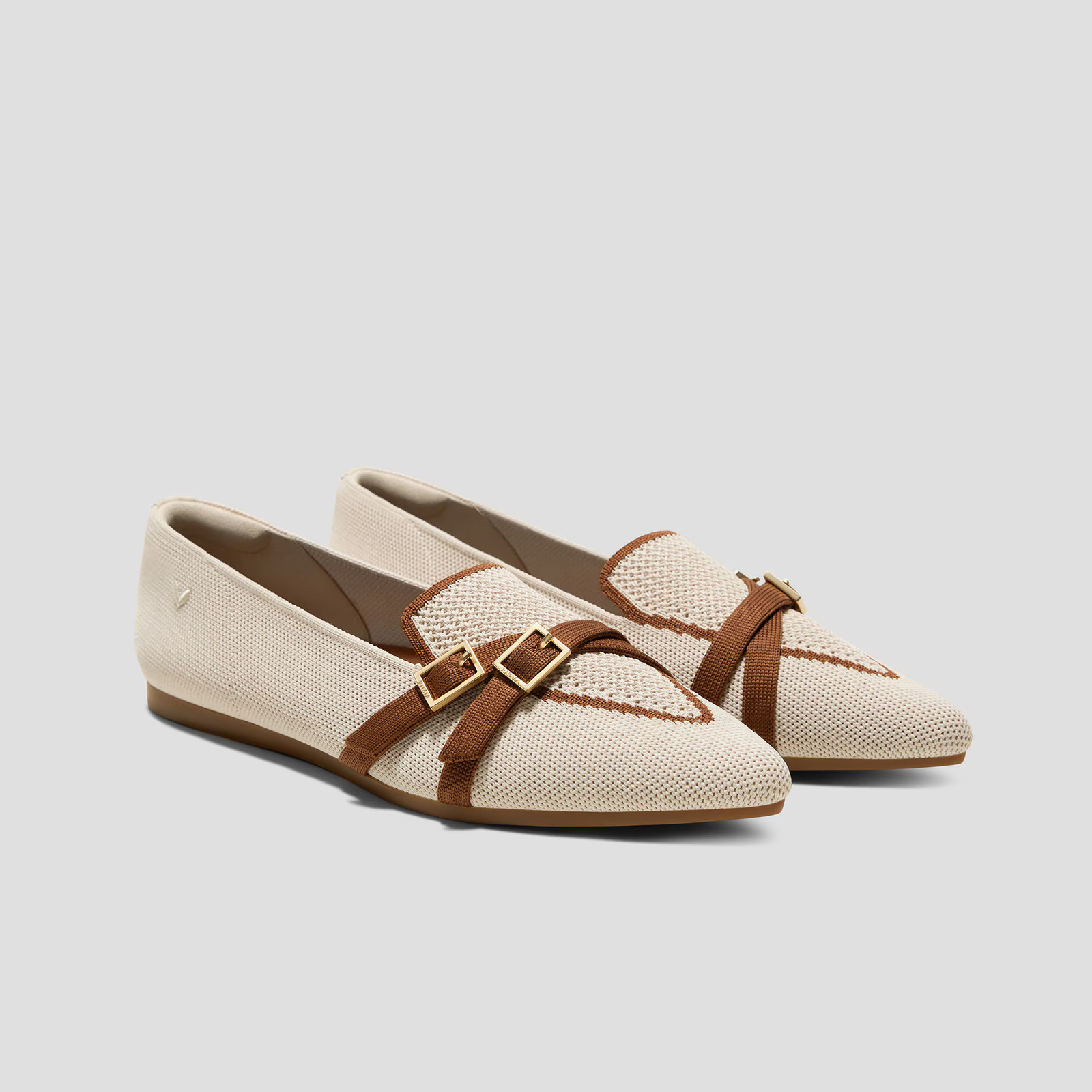 VIVAIA Women Pointed Toe Loafers Marvis Aria Crisscross Elegant Shoes