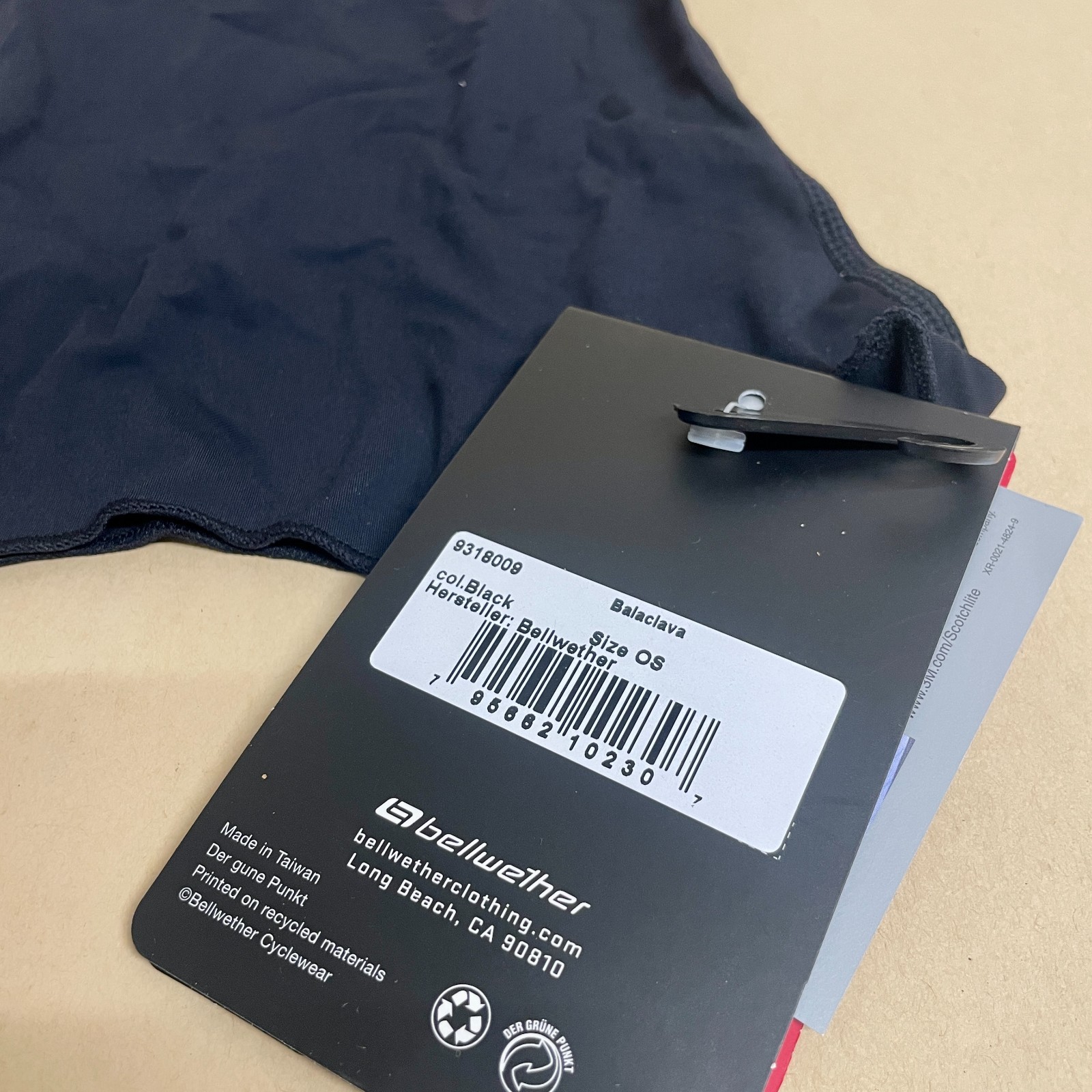 Bellwether Cycling Balaclava, Black, One Size - 9318009 Brushed Micro Fleece