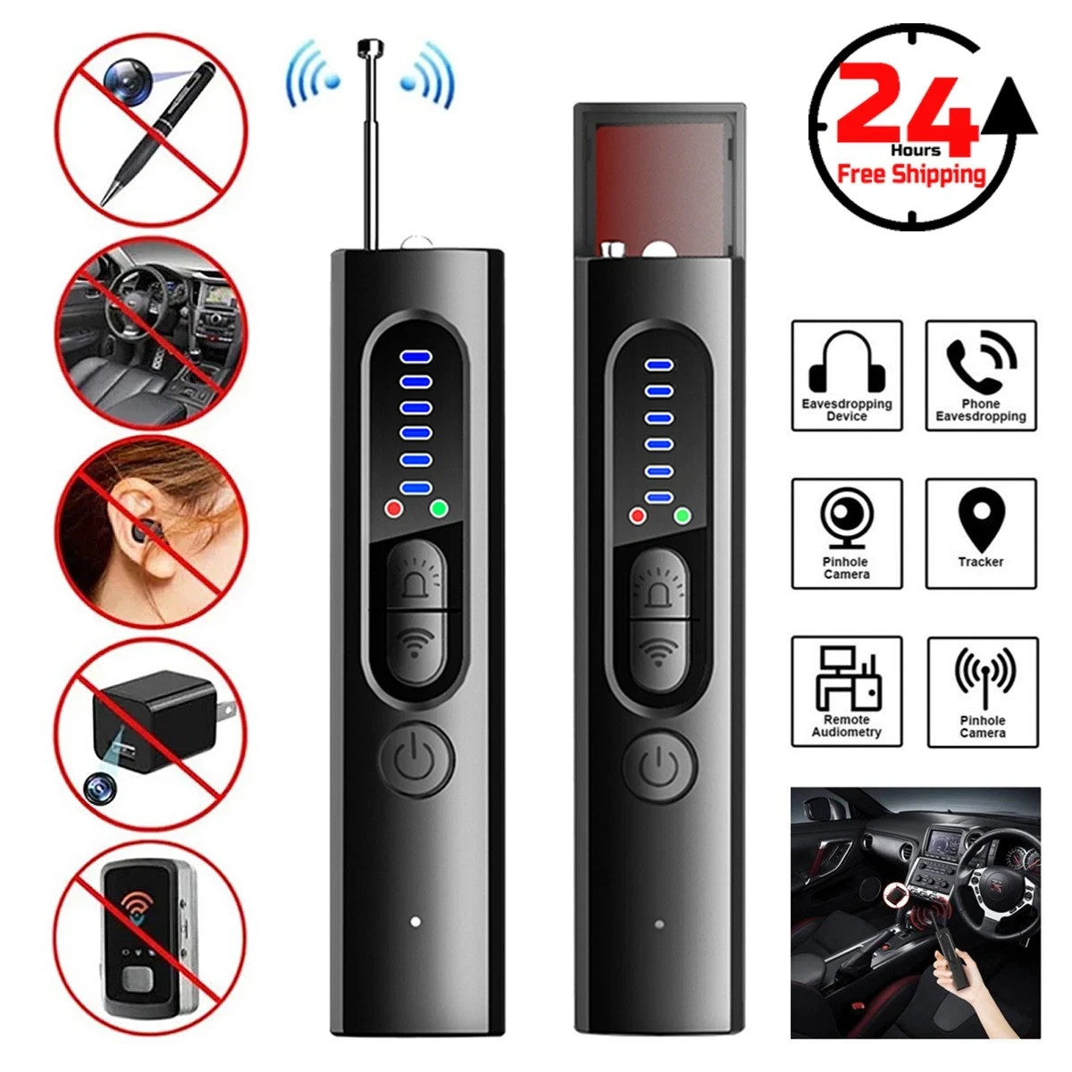 Camera Detectors Bug RF Scanner Prevent Wireless Signal Tracker