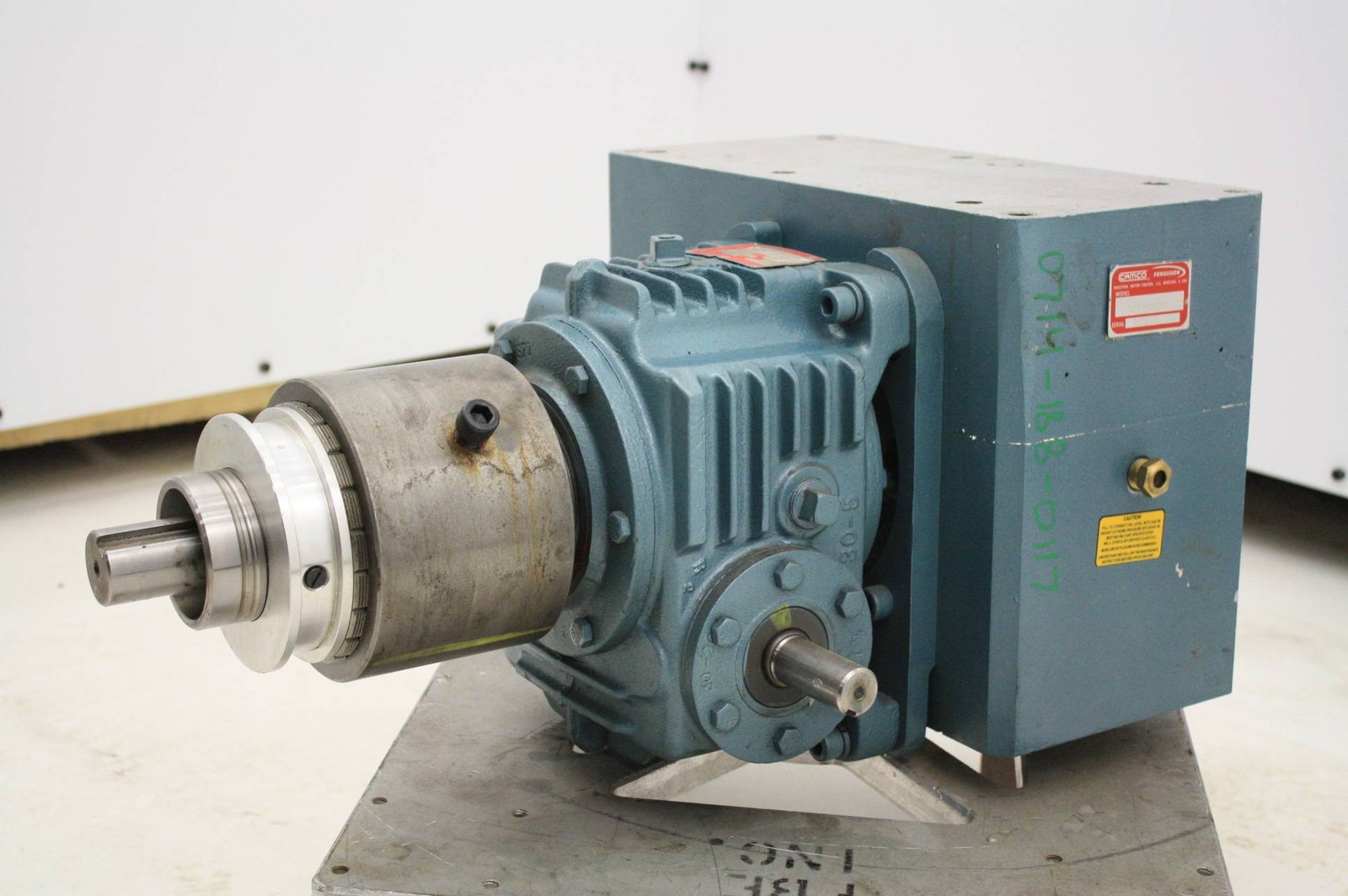 Camco 512P2H40-270 2 Stop Parallel Indexer Drive 40:1 Gear Reducer and Clutch