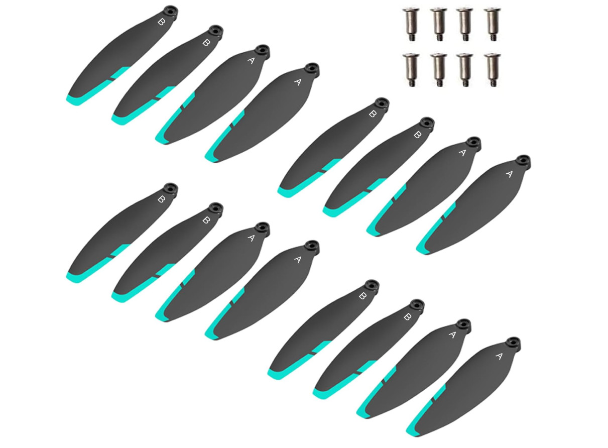 16PCS Foldable Drone Propellers Replacement Parts S159 Drone Spare Part, 2.75...