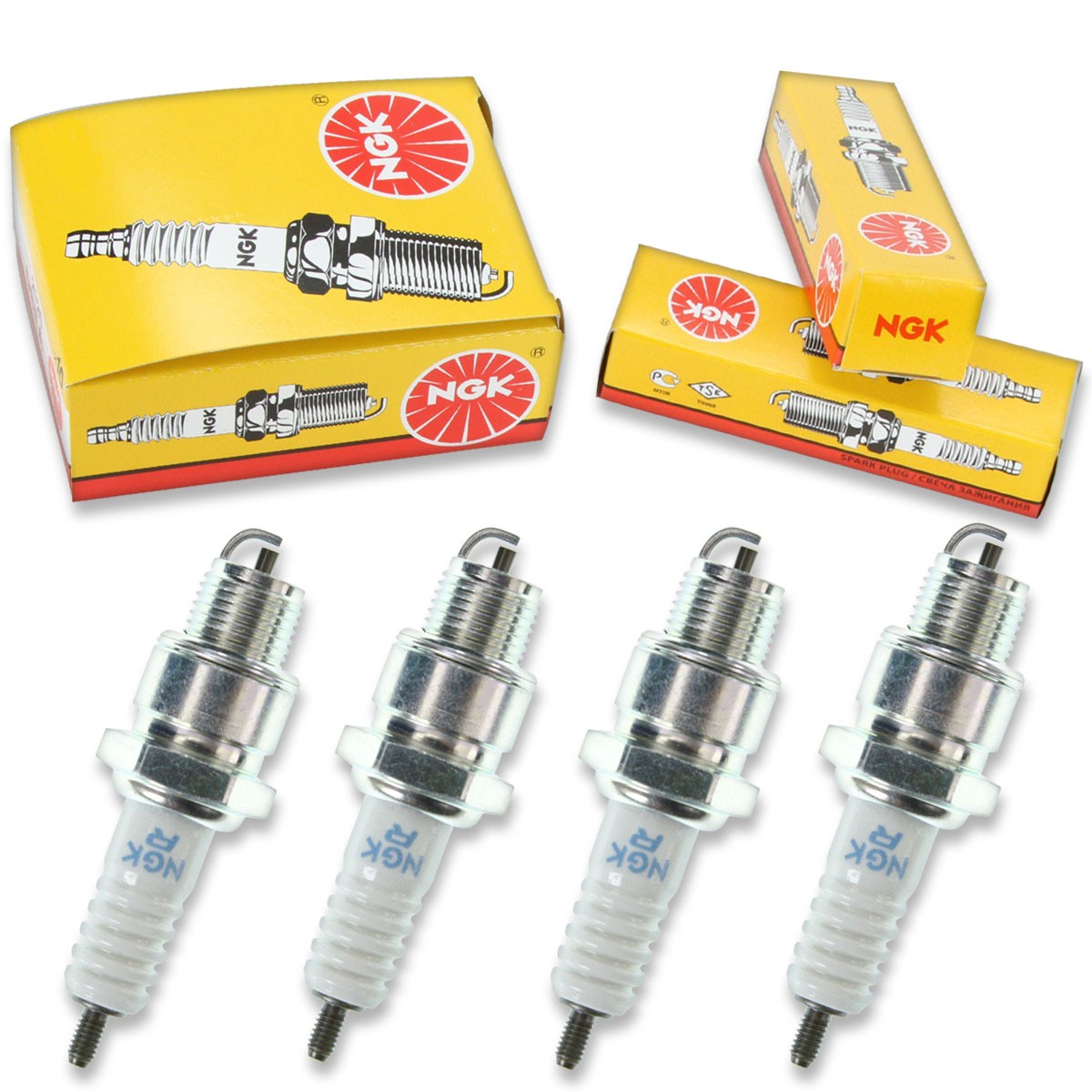 4pcs 04-10 DRR DRX2 90 NGK Standard Spark Plugs 90 Kit Set Engine of
