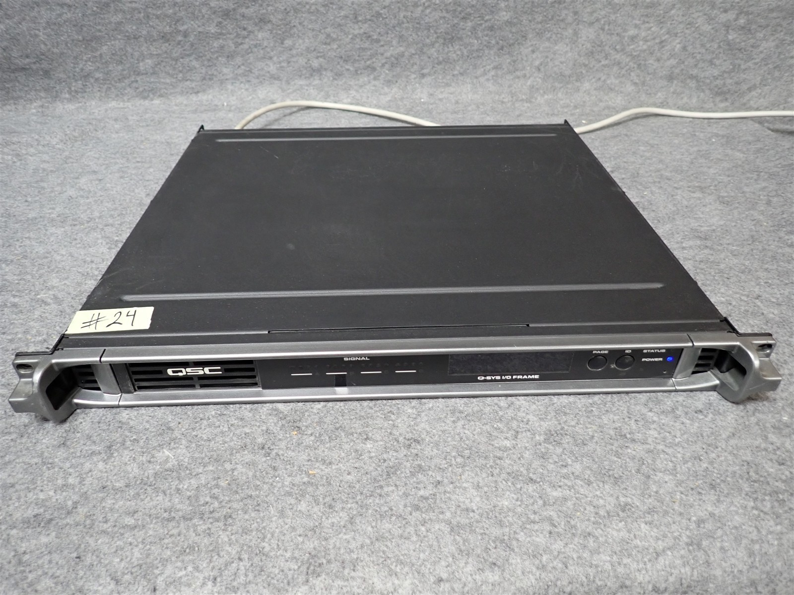 QSC Q-SYS I/O Card Frame Type 2 w/ Four CIML4-HP Mic/Line Input Cards #24 (HH2)
