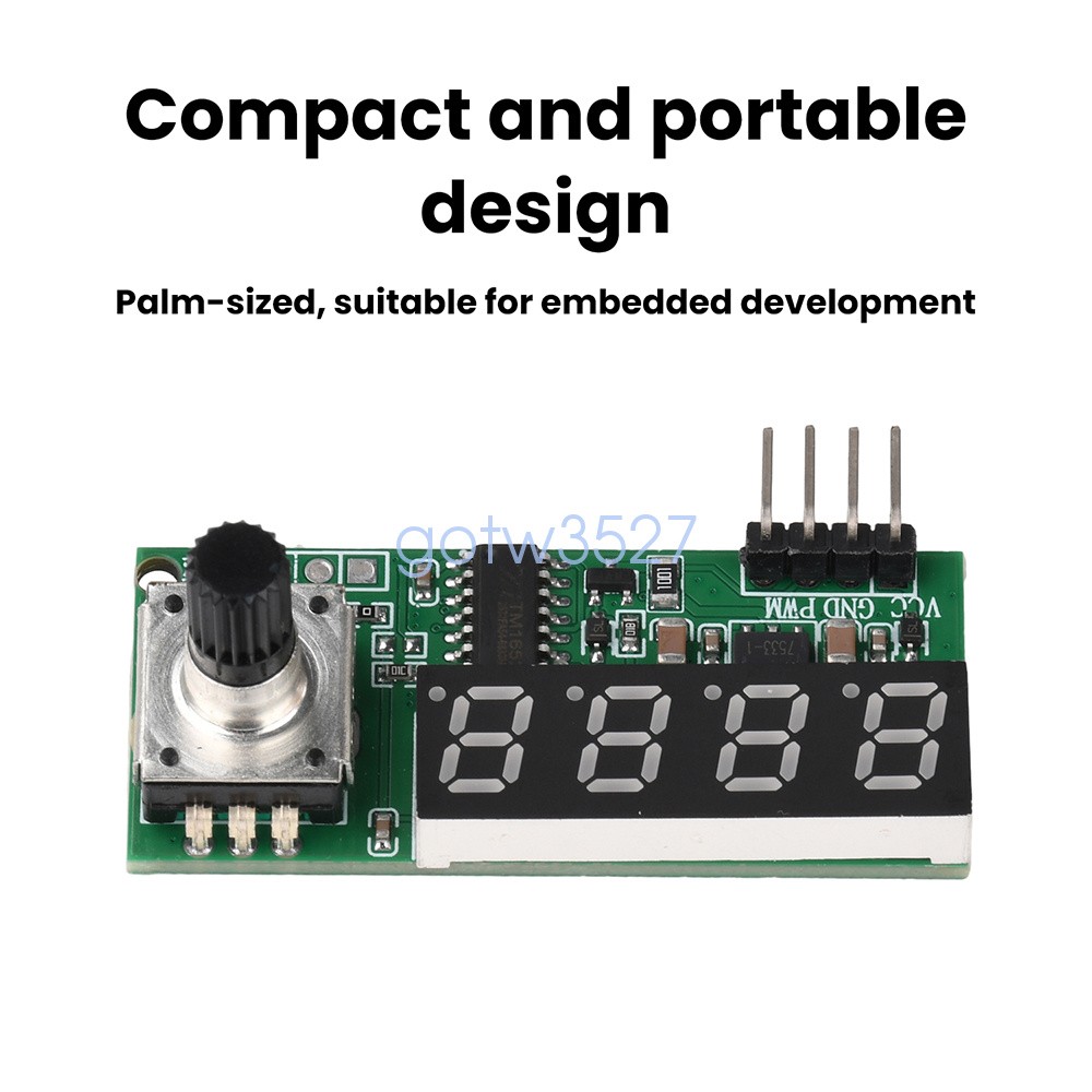 Adjustable PWM Pulse Frequency Duty Cycle Digital Square Wave Signal Generator