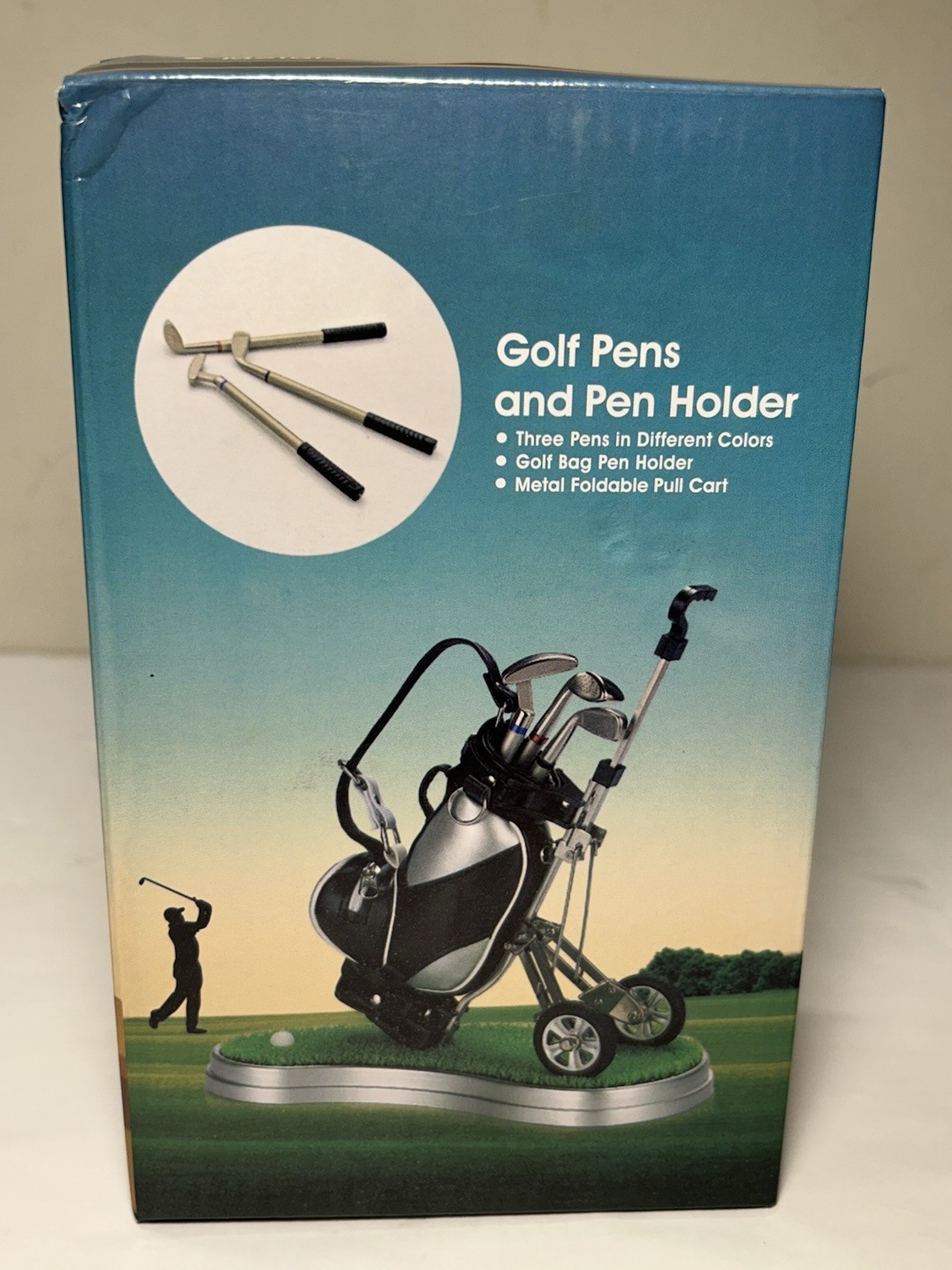 Golf Bag Pen Holder Creative Golf  Club Pens (work) Set - Decoration Souvenir