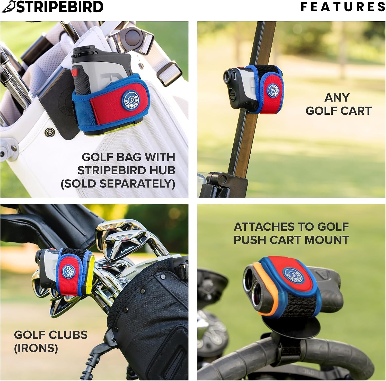 2.0 Slim Magnetic Strap for Golf Rangefinder - Buckle-less Design & Super Strong