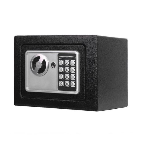 New Small Black Digital Electronic Safe Box Keypad Lock Home Office Hotel Gun