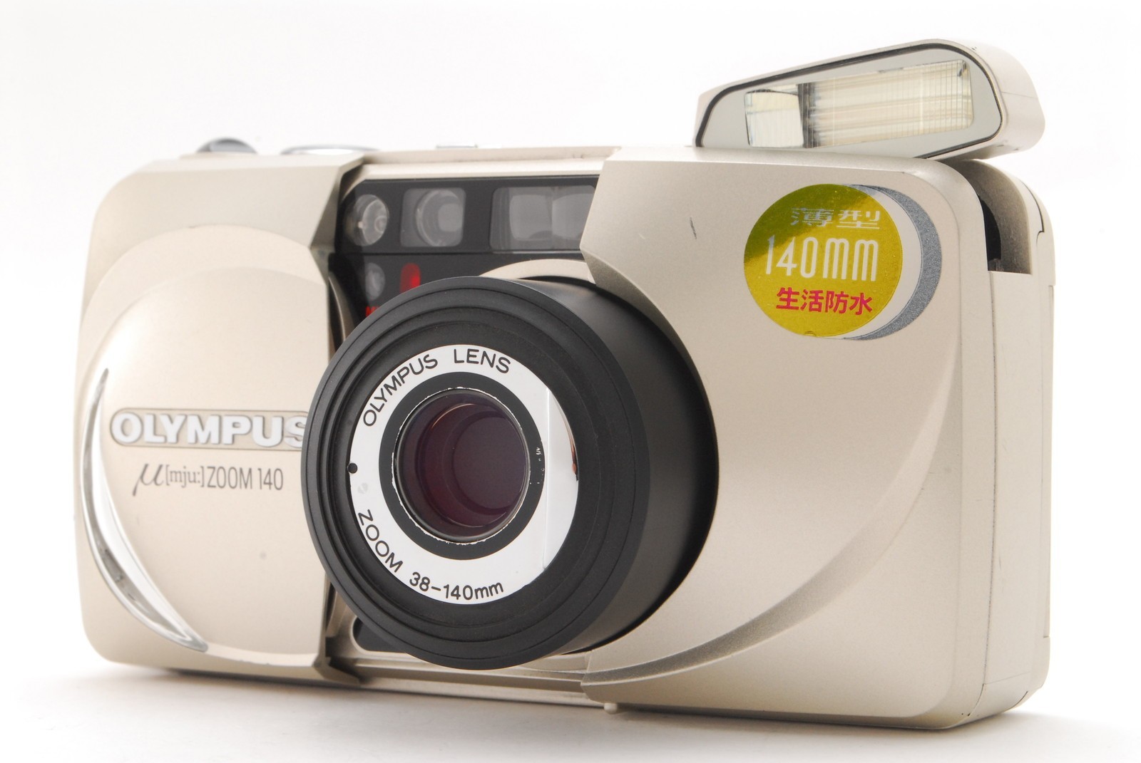 [Near MINT w / Case] Olympus μ mju ZOOM 140 35mm Point & Shoot Film Camera JAPAN