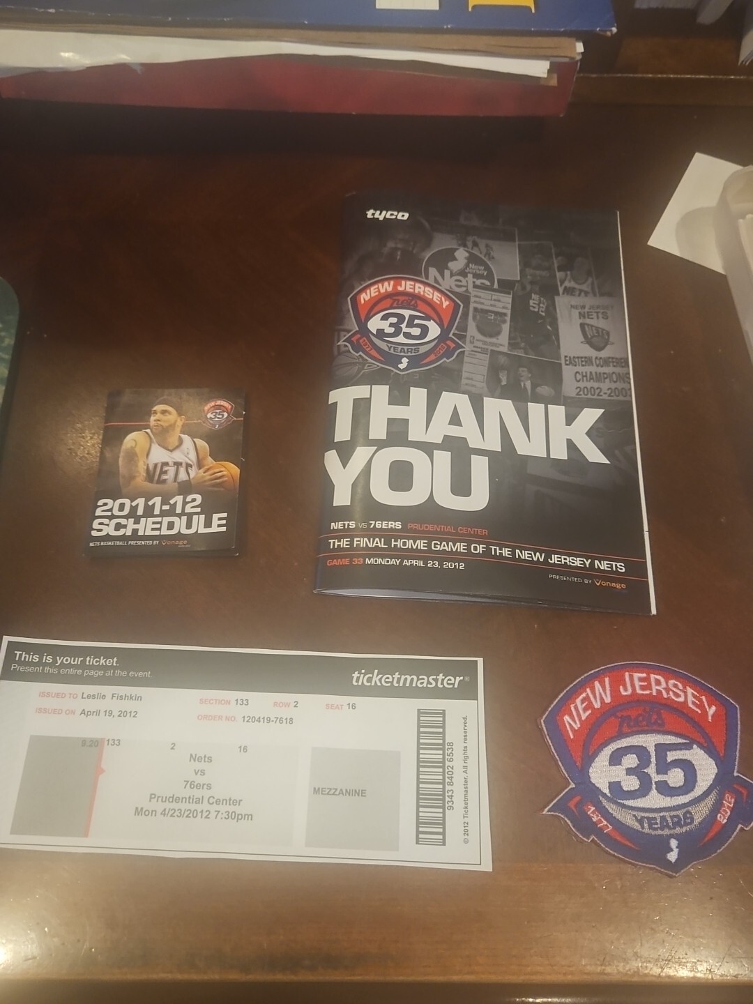 new jersey nets program guide last game in nj patch ticket pocket schedule 2012