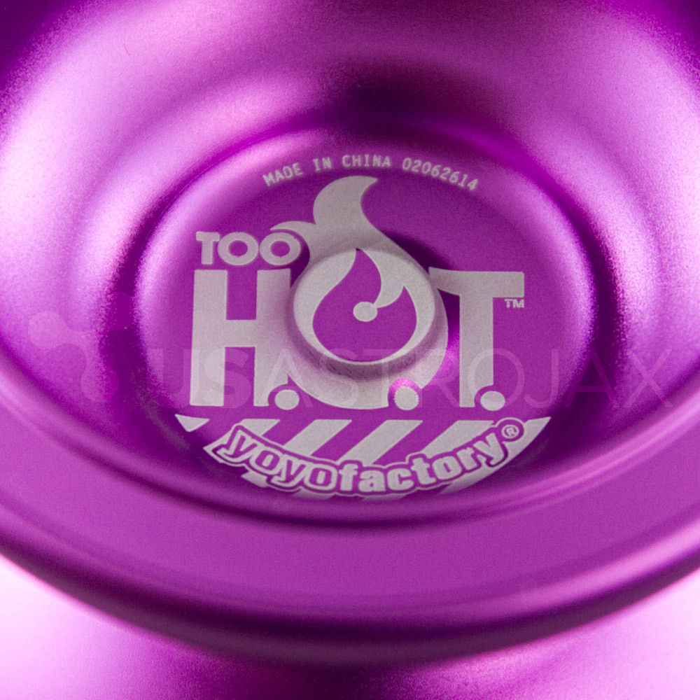 YoYoFactory Too HOT Yo-Yo - Purple + FREE STRINGS