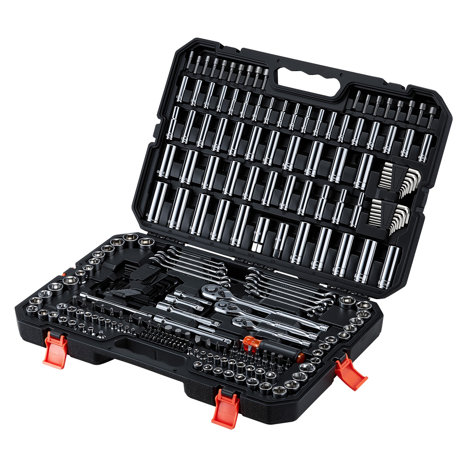 Uimoso 253-Piece Mechanics Tool Kit with SAE & Metric Socket Set