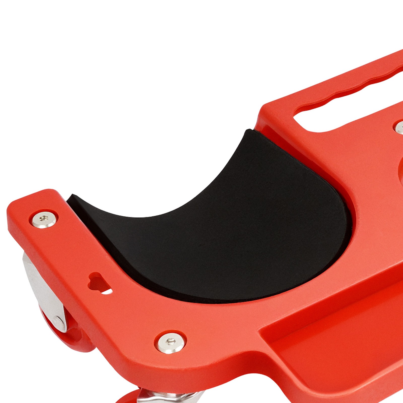 Rolling Knee Pads With Wheels Creeper Used For Tile Work Floor Construction Red