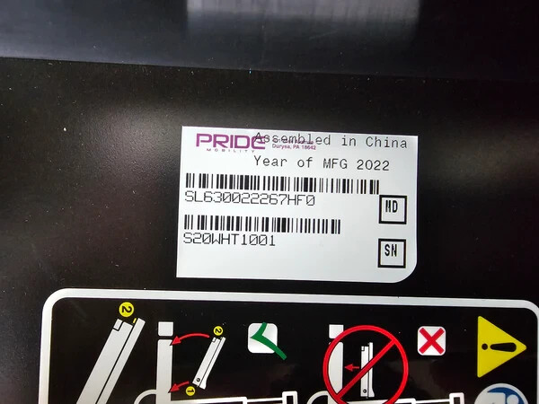 Pride Mobility iGo Folding Travel Mobility Scooter - S20 - OPEN BOX