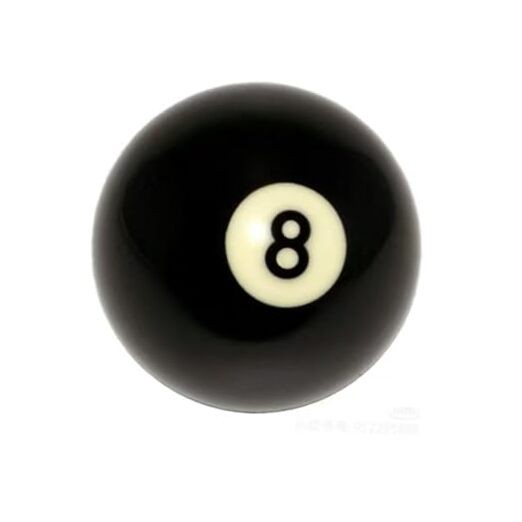 Replacement Billiards Ball, 2-1/4" Regulation Size, Object Balls with Cue 8