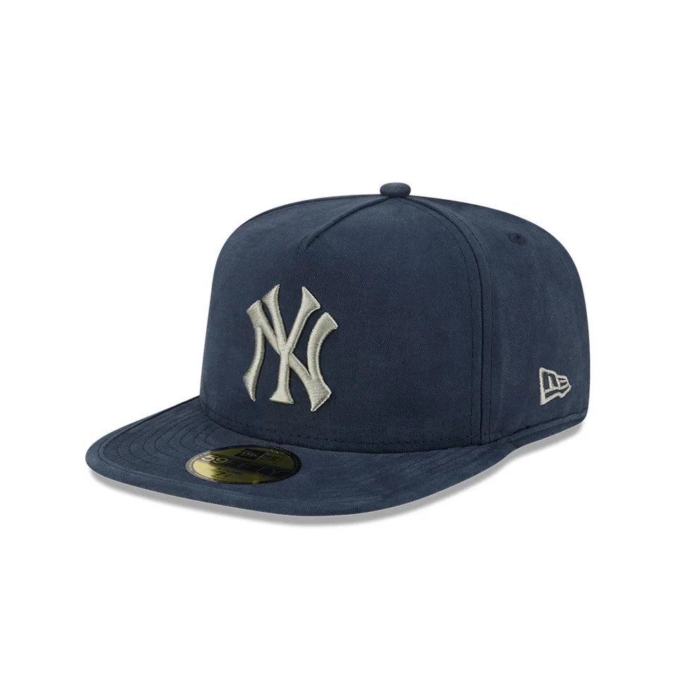 New Era 59FIFTY A-Frame Quilted MLB New York Yankees Navy 14866527 NWT
